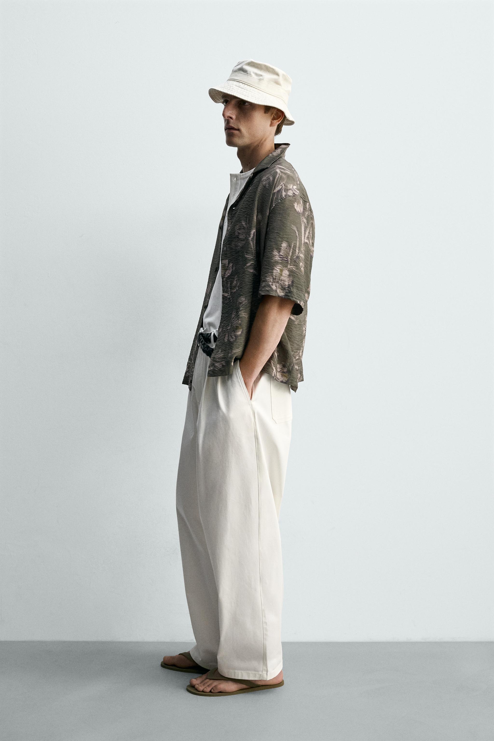 RELAXED FIT FLORAL PRINT SHIRT
